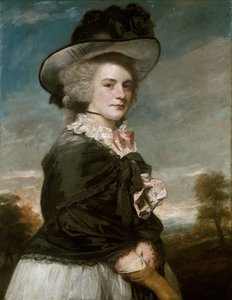 Portret van Miss Keppel, later Mrs Thomas Meyrick